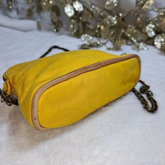 Hermès Bolide Mini Canvas Pouchette with Unbranded Chain Authentic - Picture 12 of 15